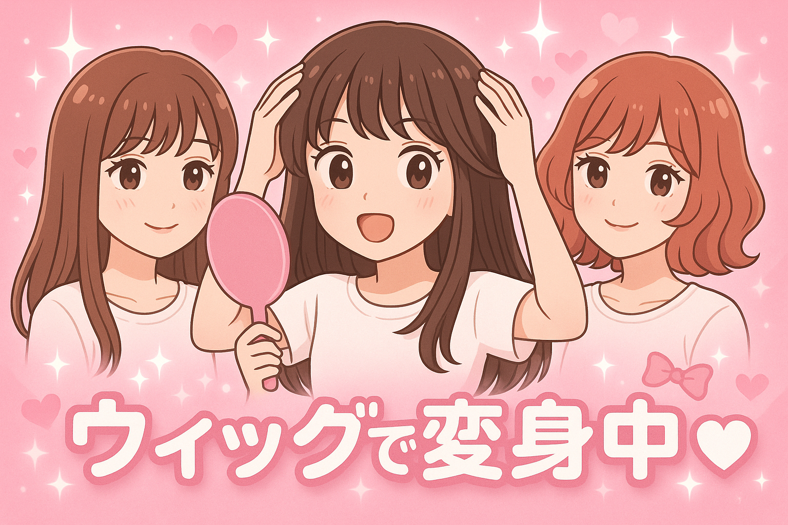 💖ウィッグで変身しちゃおう🎀